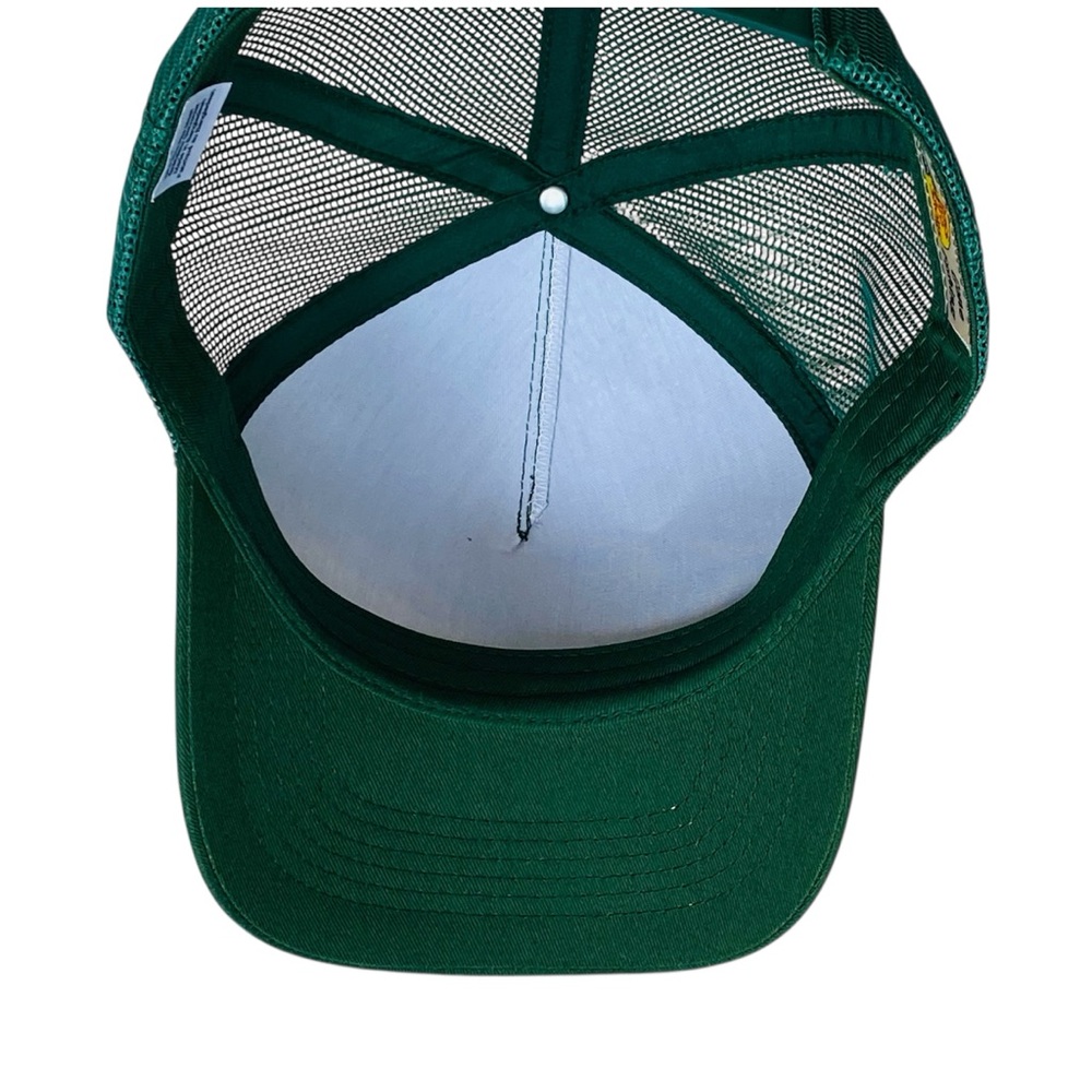 Bass Pro Shops Mesh Trucker Hat Green Snapback Fishing Outdoors Cap - Picture 5 of 7